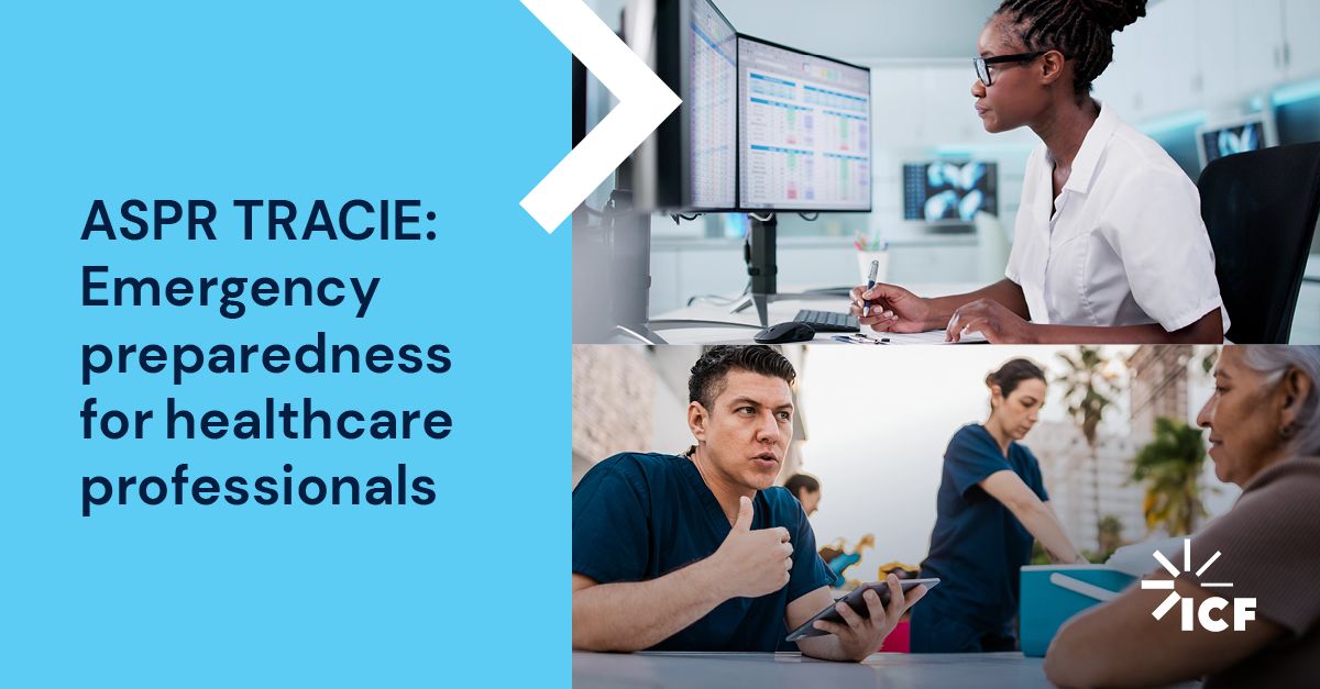 ASPR TRACIE Disaster Preparedness for Healthcare Professionals | ICF