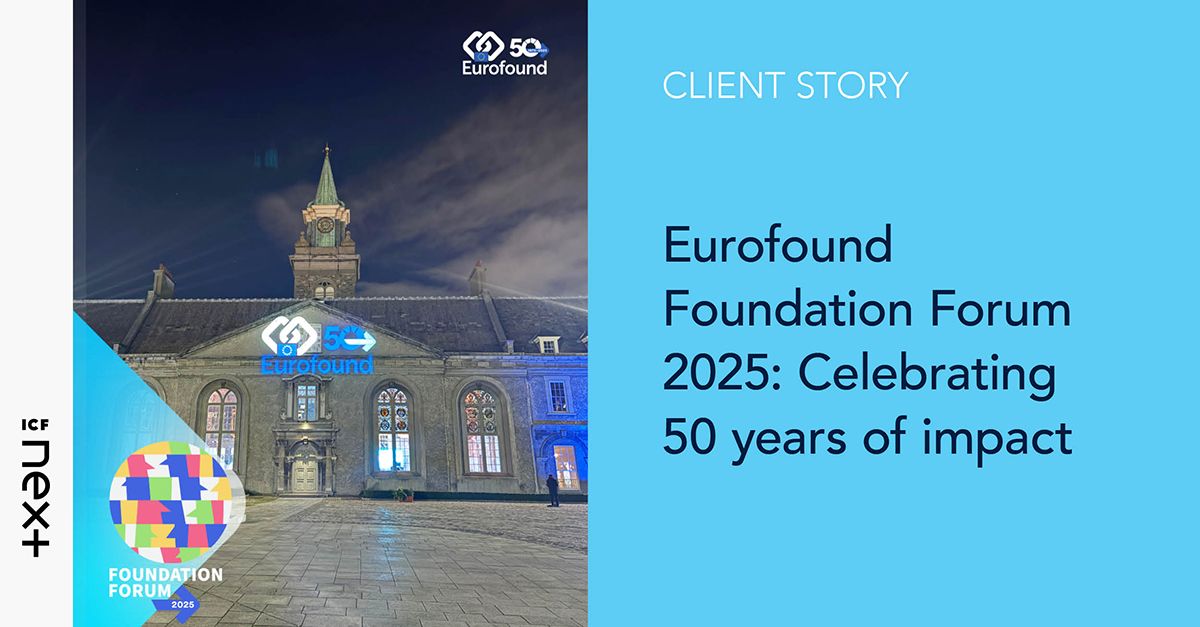 Eurofound Foundation Forum 2025 Event | ICF