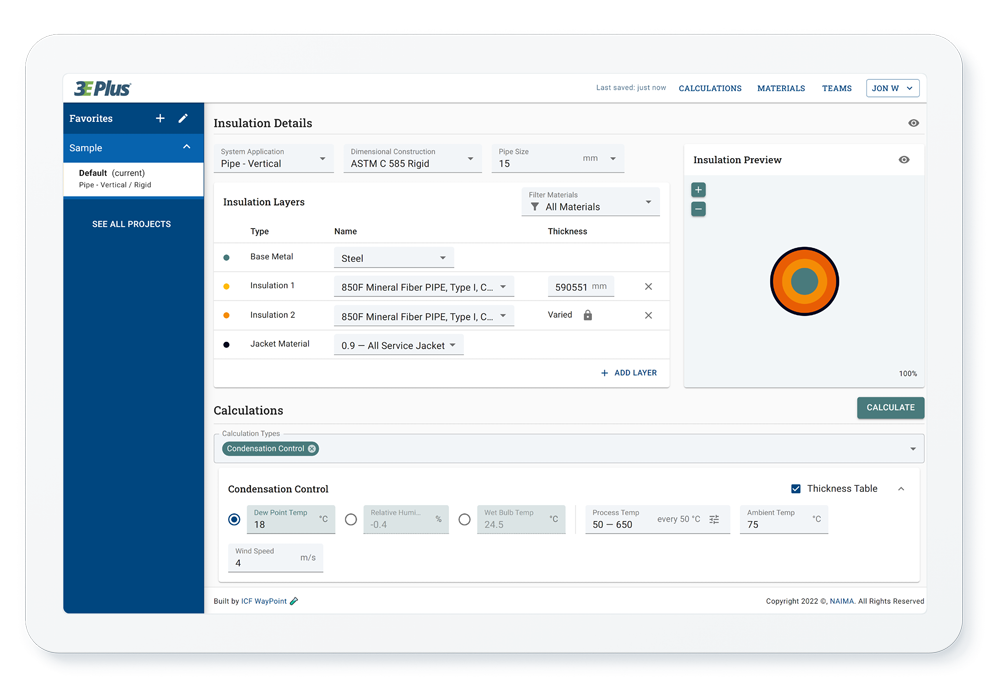 3EPlus dashboard