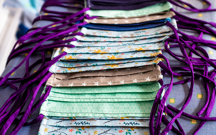 pile of masks