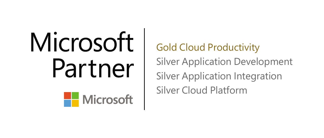 Microsoft partner - gold and silver logo