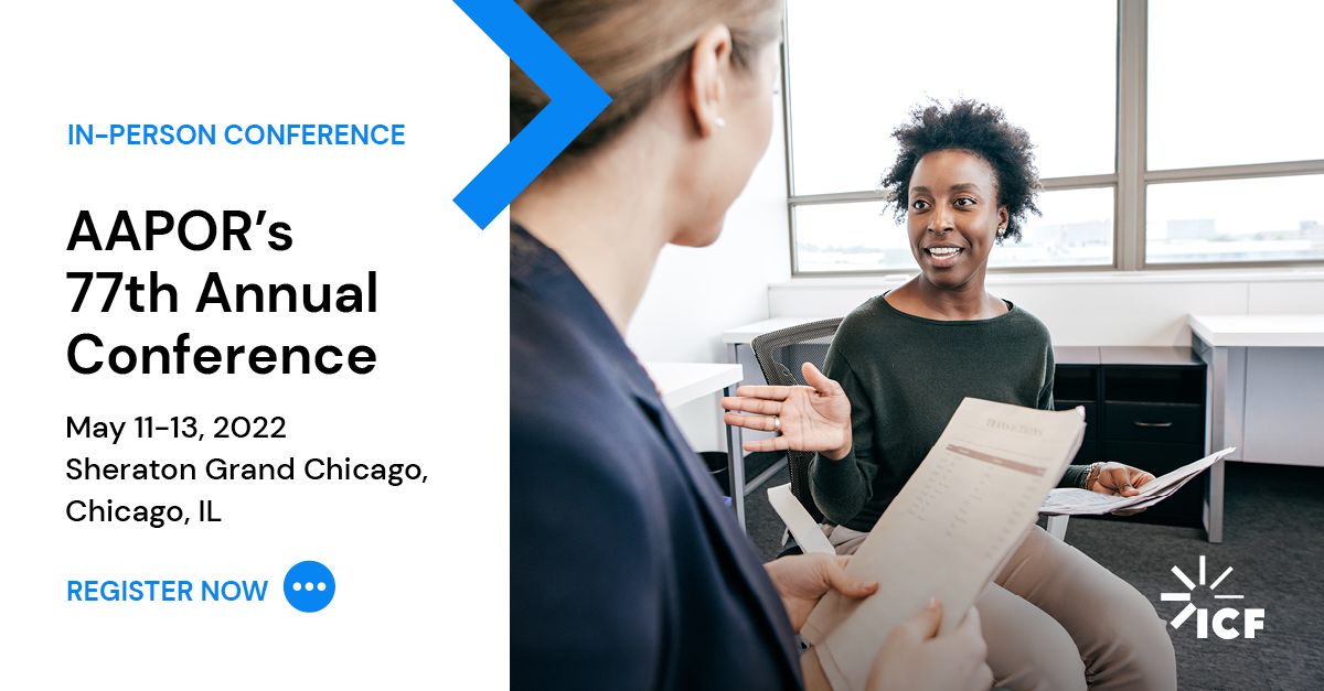 77th Annual AAPOR Conference ICF