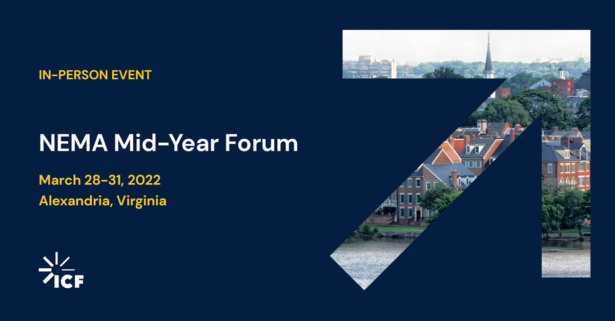 ICF at National Emergency Management Association (NEMA) Forum ICF