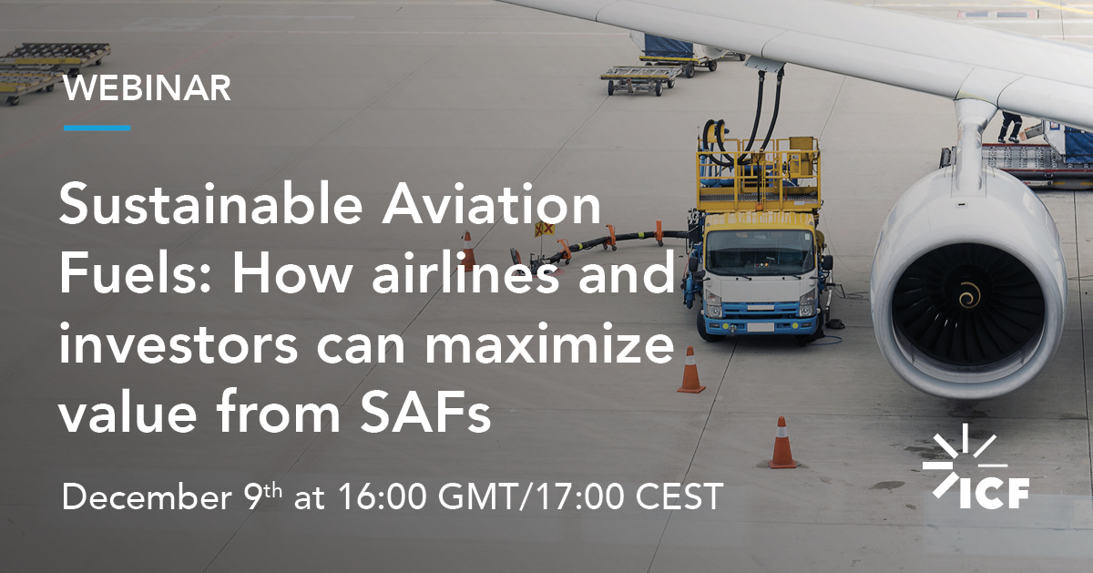 Sustainable Aviation Fuels How airlines and investors can maximize