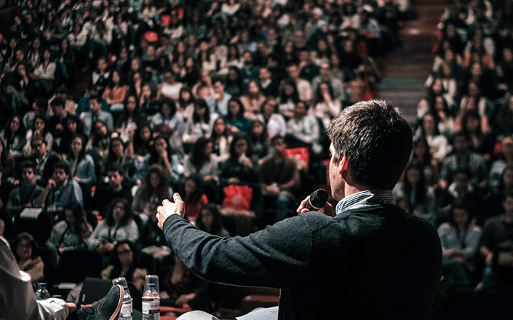 Federal public awareness speech audience