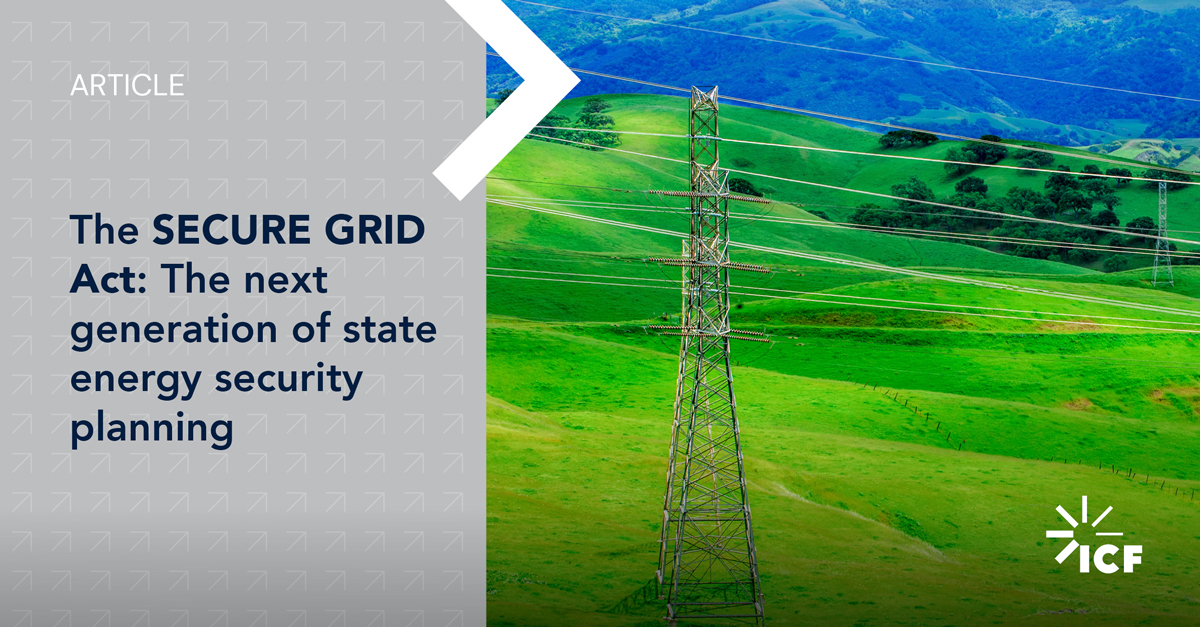 The SECURE Grid Act: What It Means for Energy Security Planning