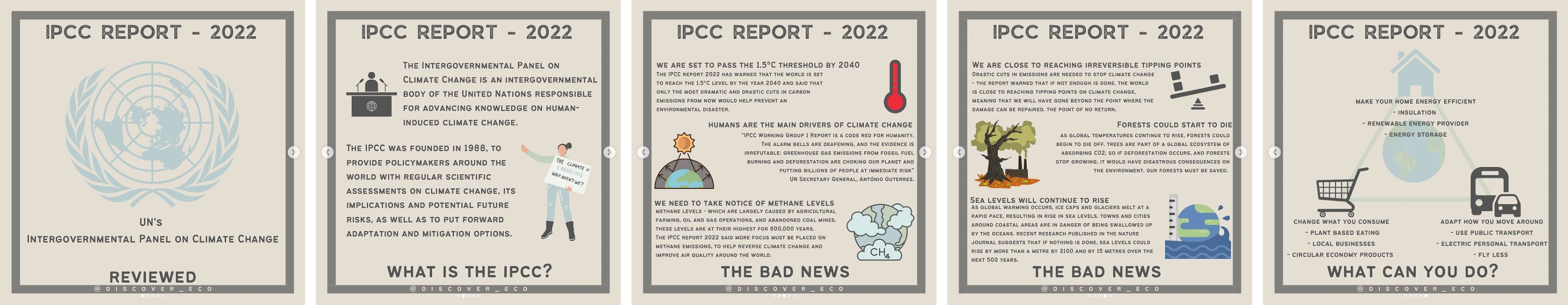 IPCC Report Caroussel