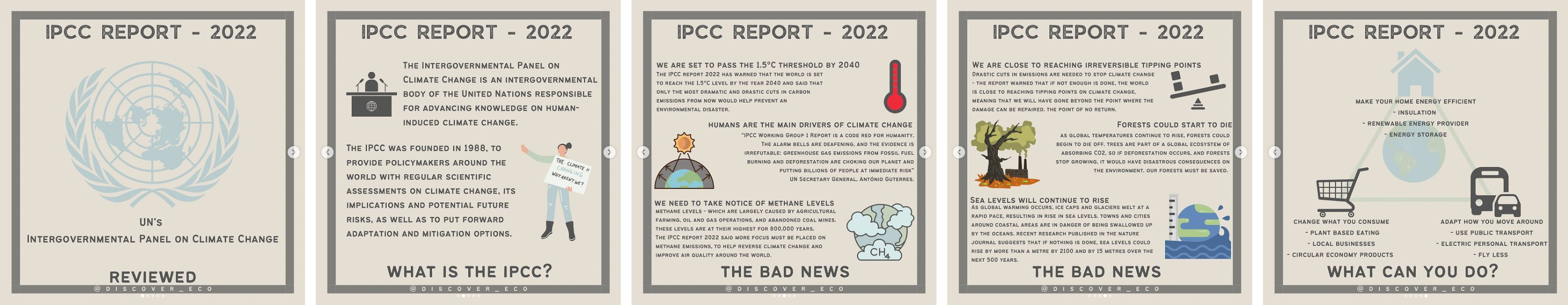 IPCC Report Caroussel