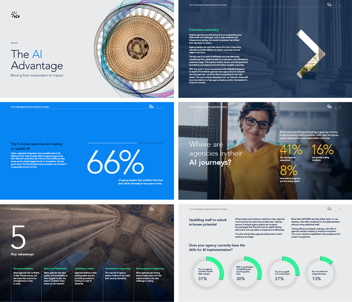Sample content from the report