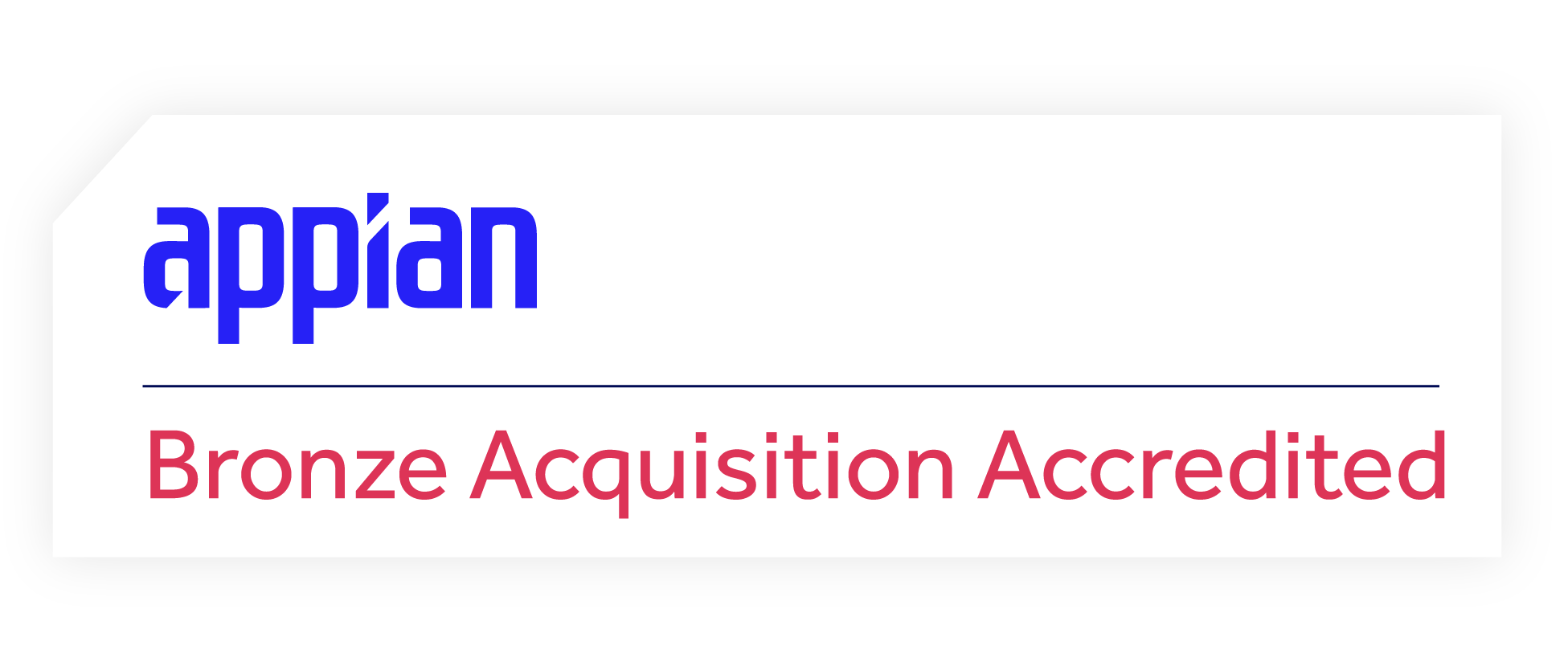 Appian Bronze-Level Appian Acquisition Accreditation Badge