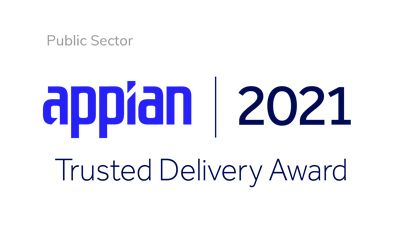 Appian 2021 trusted delivery award badge - ICF