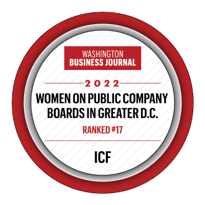 WBJ Women on public company boards logo