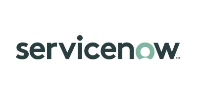 ServiceNow logo - white background
