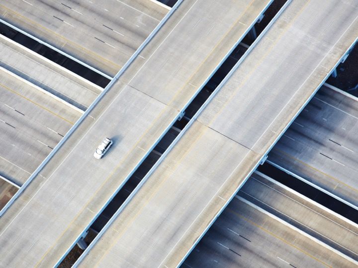 Automated and Connected Vehicle on highway