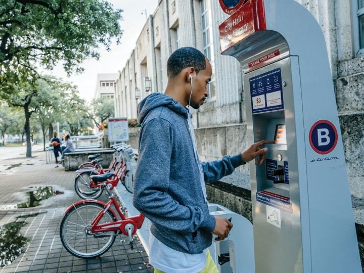 Public Bike Racks to improve access to transportation