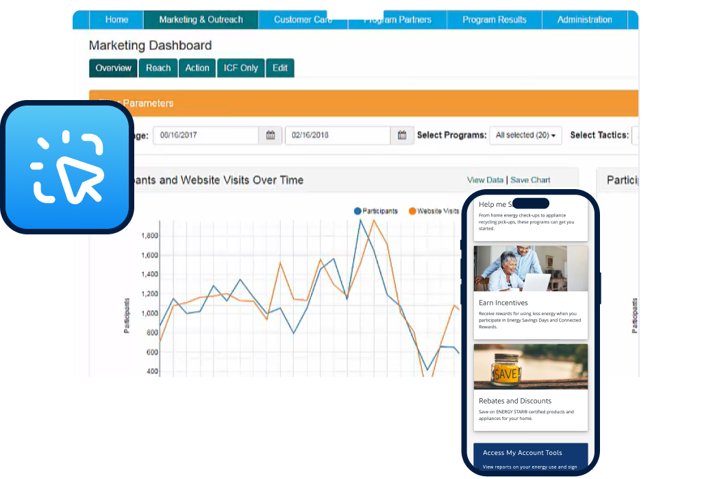 customer engagement related sample screenshot