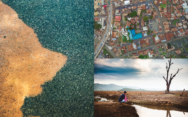 climate change effects collage