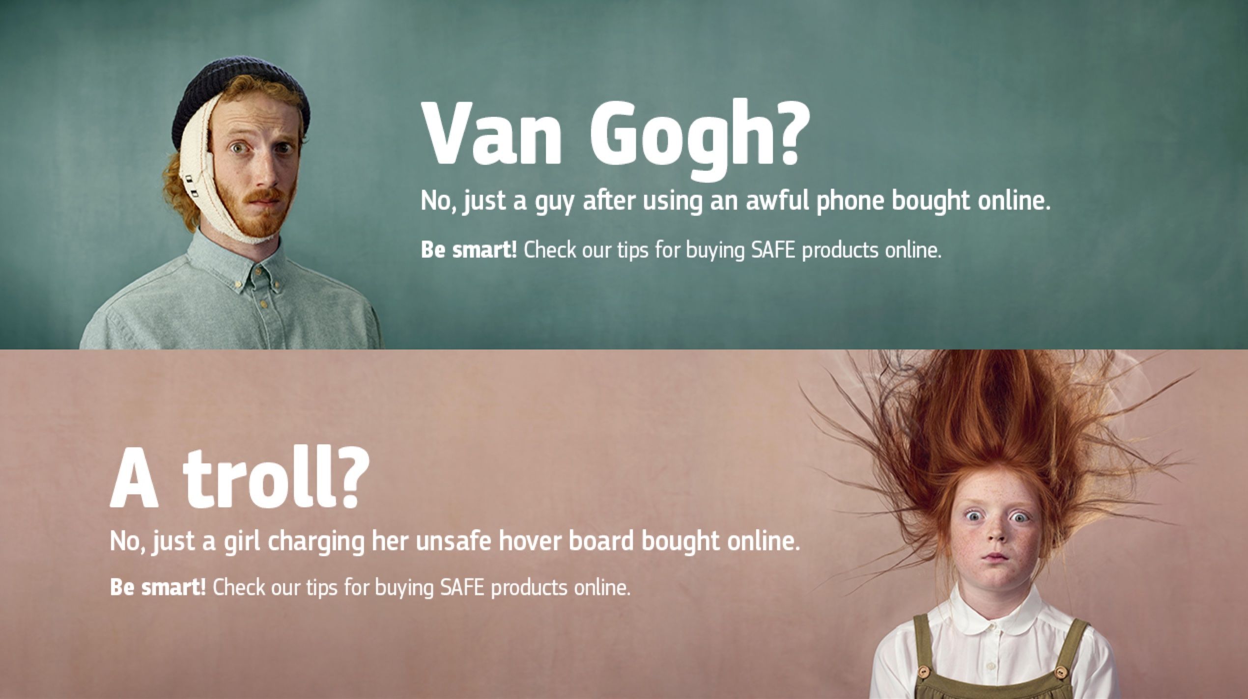 european commission product safety ads van gogh troll